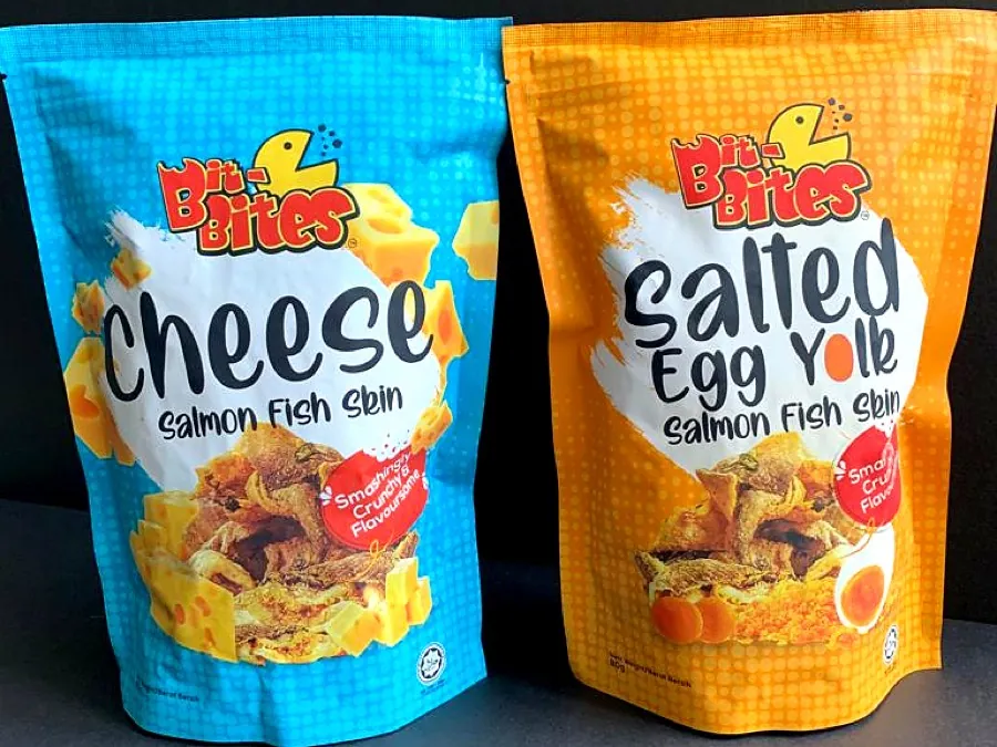 Fish skin snack products from the Asian Natural range